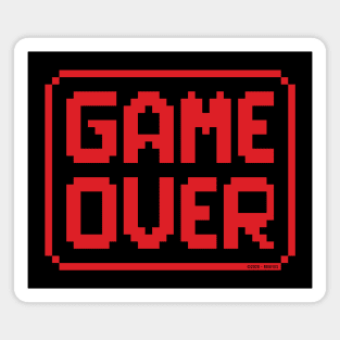 GAME OVER (Red) Magnet